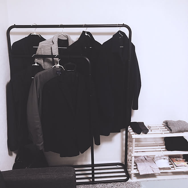 ハンガーラック 棚 収納 スーツ収納 スーツ などのインテリア実例 19 02 04 01 26 59 Roomclip ルームクリップ ハンガーラック 棚 収納 スーツ収納 スーツ などのインテリア実例 19 02 04 01 26 59 Roomclip ルームクリップ