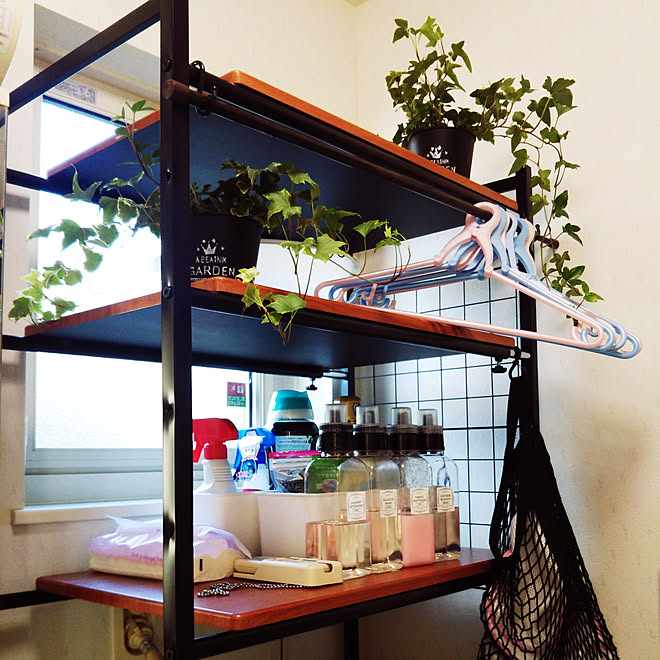 バス/トイレ/洗濯機まわりの収納/初投稿/セリア/観葉植物...などのインテリア実例 - 2019-11-17 11:27:21