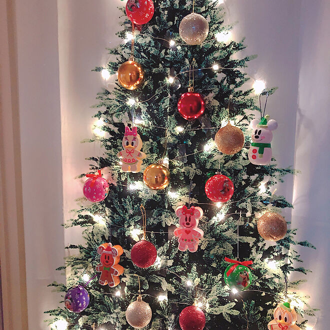 タペストリー ダイソーライト ディズニー クリスマス クリスマスツリー などのインテリア実例 11 23 21 06 Roomclip ルームクリップ