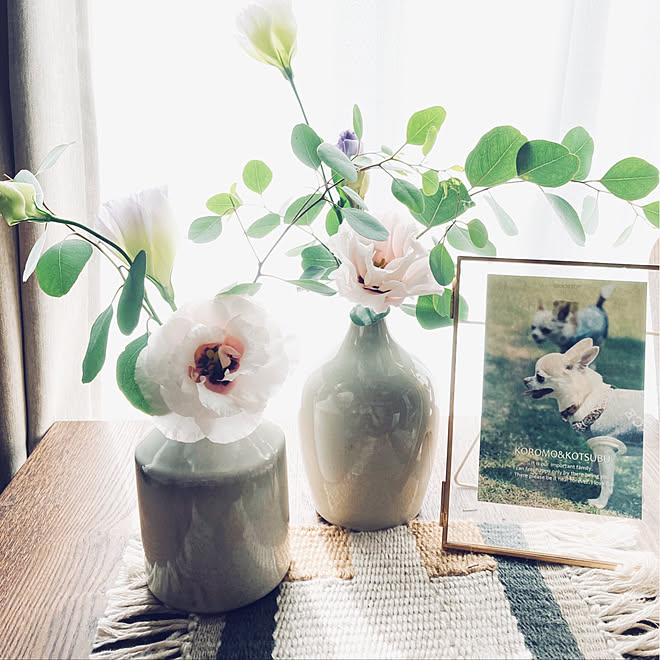 花瓶 犬と暮らす フラワーベース 収納 雑貨 などのインテリア実例 10 03 12 17 Roomclip ルームクリップ