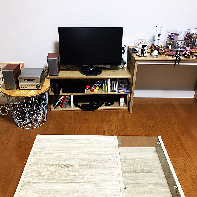 テレビ台 一人暮らし オタク部屋 白井産業 棚のインテリア実例 02 23 19 57 13 Roomclip ルームクリップ