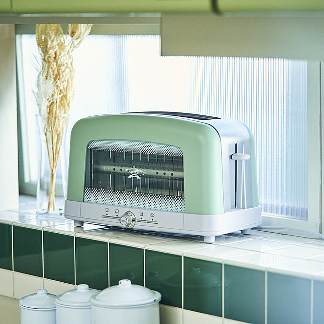 アラジン アラジントースター ポップアップトースター おしゃれ家電 アラジンのある生活 などのインテリア実例 21 10 28 15 02 14 Roomclip ルームクリップ