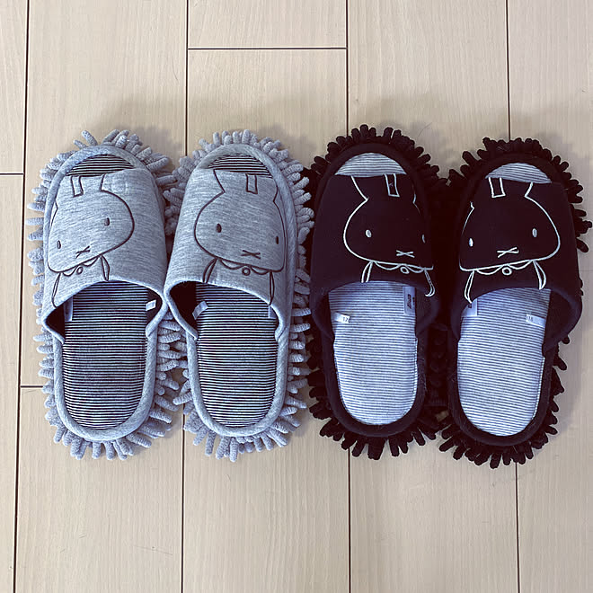 モップスリッパ お掃除スリッパ お掃除グッズ しまむらのスリッパ しまむら などのインテリア実例 22 05 05 16 38 30 Roomclip ルームクリップ