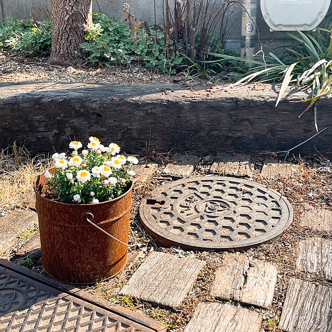 サビ缶リメイク 水道メーターと木レンガ ヘリクリサム花かんざし タグの整理 フォロワーさんに感謝 などのインテリア実例 21 02 12 07 40 07 Roomclip ルームクリップ