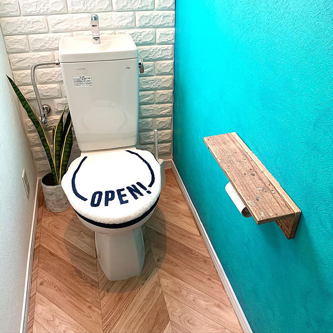トイレDIY/トイレインテリア/トイレ/中古住宅/インスタ→kiki_nekko...などのインテリア実例 - 2020-06-25 08:39:33