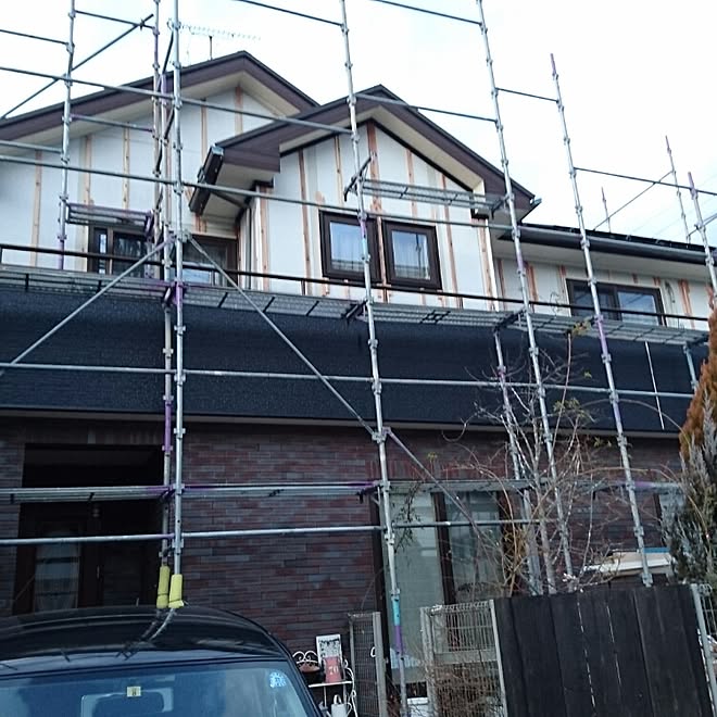 部屋全体/建て売り一戸建て/外壁工事中/外壁工事中…/外壁 サイディング...などのインテリア実例 - 2016-03-16 15:45:05