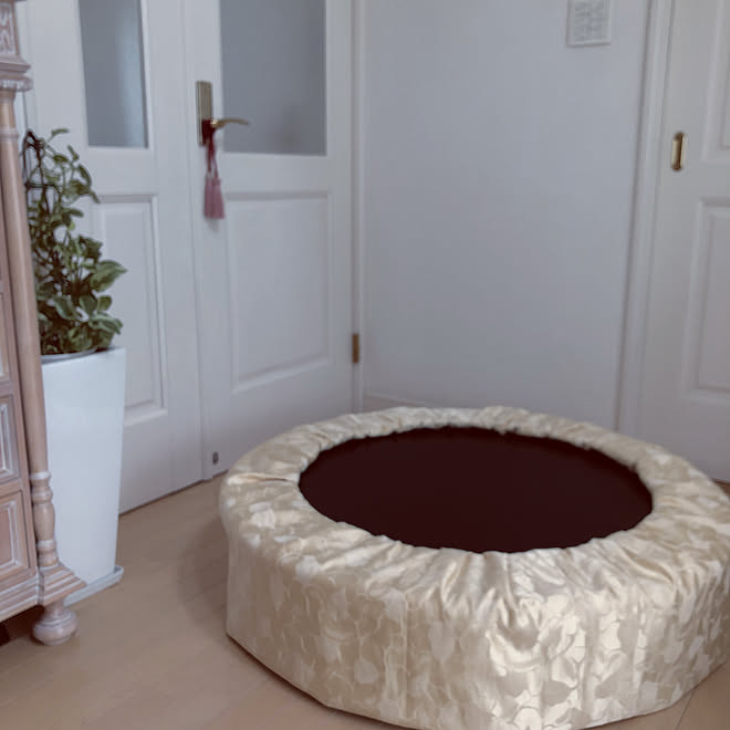 トランポリンカバー トランポリン 10分でできる 白いドア リビングのインテリア実例 05 03 10 27 37 Roomclip ルームクリップ