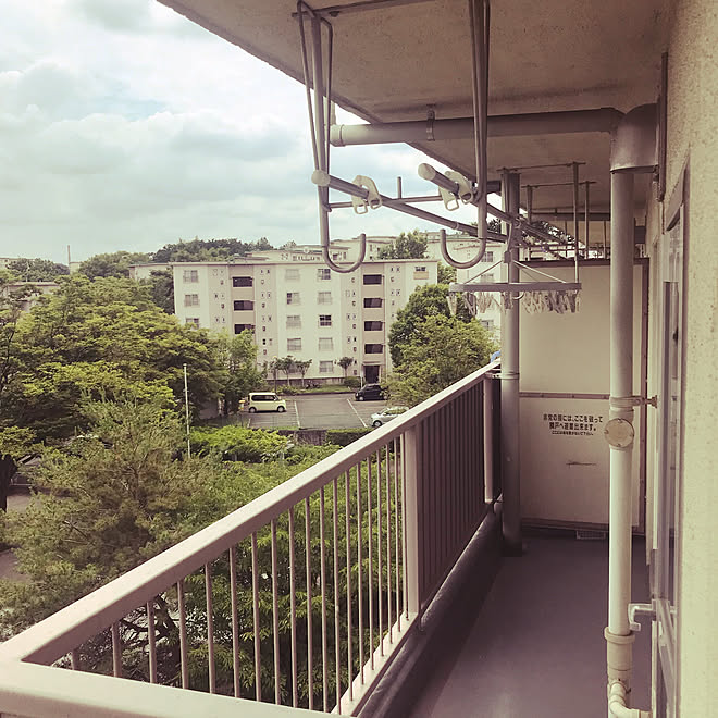 洗濯ハンガー 洗濯物干しスペース 一人暮らし 団地 Ur などのインテリア実例 21 06 22 12 31 15 Roomclip ルームクリップ