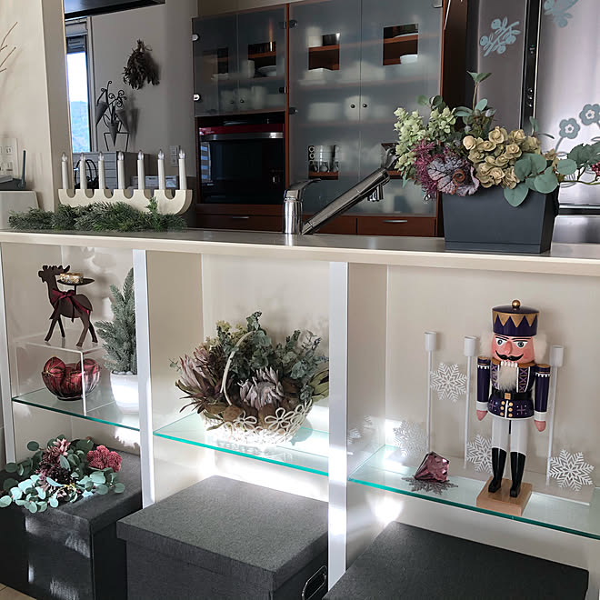 ドライフラワー/クリスマス/Christmas 2019 ❄︎/Christmas craft/キャンドル...などのインテリア実例 - 2019-11-14 15:37:10