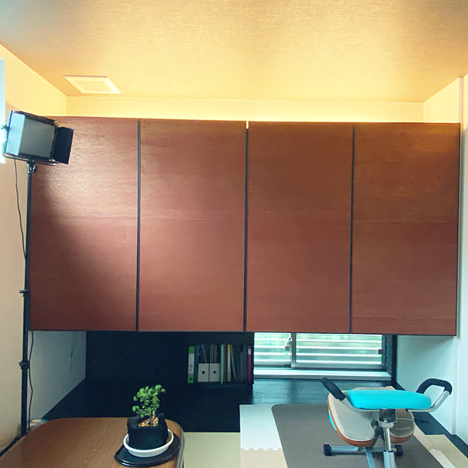 仕事部屋 書斎 Diy 間接照明 和室 などのインテリア実例 09 16 09 12 11 Roomclip ルームクリップ
