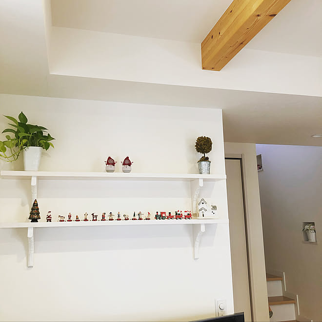 ニッチ 棚 Diy 父は大工 リビングのインテリア実例 19 12 15 16 18 Roomclip ルームクリップ