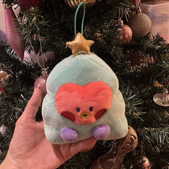 Bt21 クリスマス雑貨 クリスマスツリー Bts 韓国インテリアに憧れる などのインテリア実例 21 12 08 23 06 56 Roomclip ルームクリップ