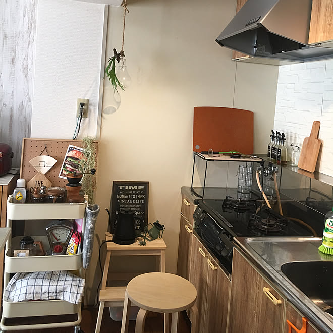 キッチン/IKEA/DIY/壁紙屋本舗/電気ケトル...などのインテリア実例 - 2018-12-20 10:07:41