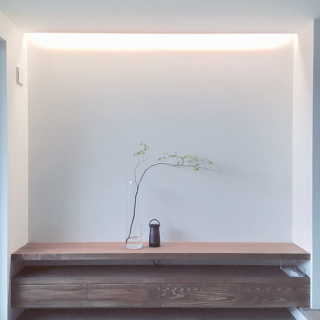 テレビボード 造作 建築化照明 コーニス照明 面倒くさがりを直したい 殺風景な壁 などのインテリア実例 19 07 15 21 34 41 Roomclip ルームクリップ