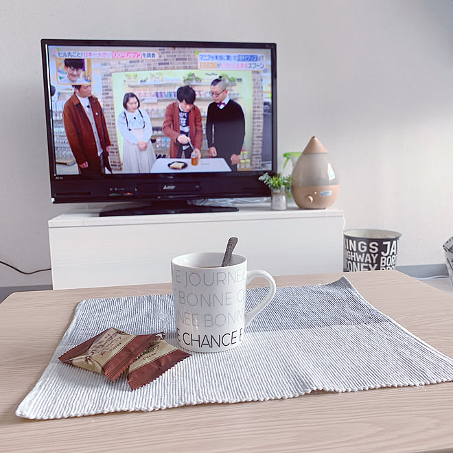 おやつタイム/コーヒータイム/モノトーン/シンプルインテリア/DIY...などのインテリア実例 - 2020-02-27 12:21:47