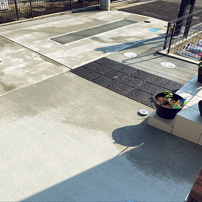 快適 土間コンクリート やり直し 外構 玄関 入り口 などのインテリア実例 05 27 14 14 49 Roomclip ルームクリップ