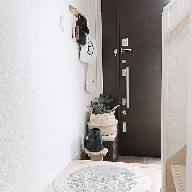 夜更かし/玄関マット/H&M HOME/シンプル/建売住宅...などのインテリア実例 - 2019-11-13 01:18:35