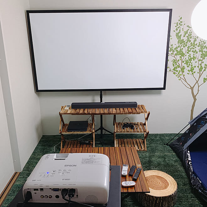 自然/秘密基地 キッズスペース/ホームシアター/芝生ラグ/キャンプ...などのインテリア実例 - 2019-09-21 16:13:05