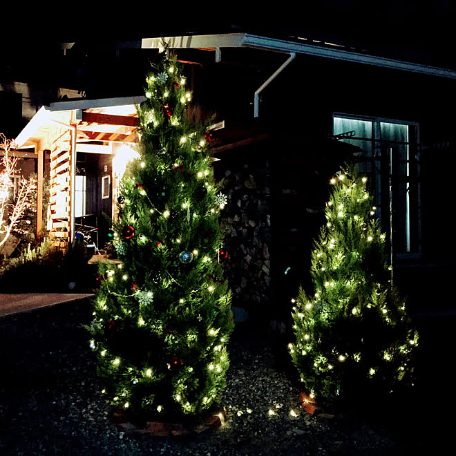 ソーラーledライト イルミネーション ライトアップ いいね フォローありがとうございます 薪ストーブのある暮らし などのインテリア実例 11 23 23 13 05 Roomclip ルームクリップ