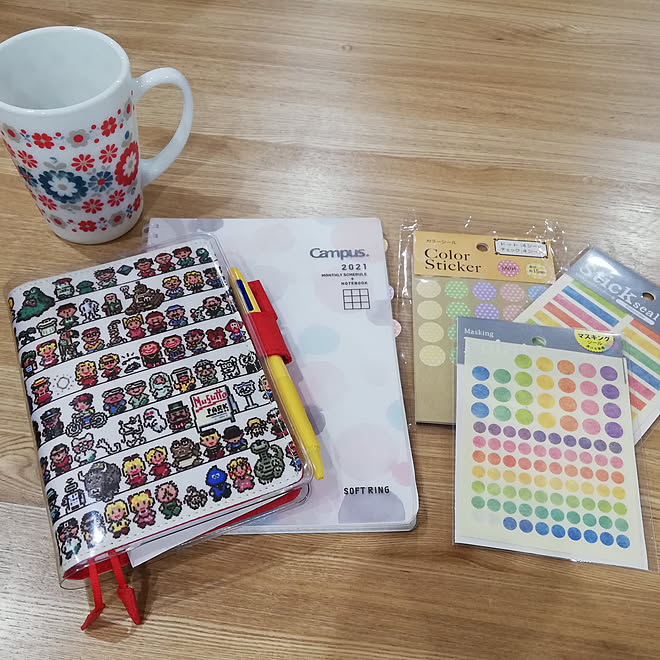 机 癒しセット 文房具 ほぼ日手帳 Mother2 などのインテリア実例 21 03 13 08 38 26 Roomclip ルームクリップ