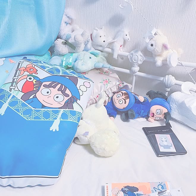 ベッド周り ポケモン ホワイトインテリア アニメグッズ イニシャルオブジェ などのインテリア実例 17 04 12 23 25 15 Roomclip ルームクリップ