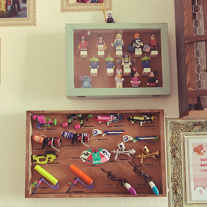 壁 天井 ブキコレクション スプラトゥーン Lego ディズニー Diyのインテリア実例 18 03 31 09 38 54 Roomclip ルームクリップ