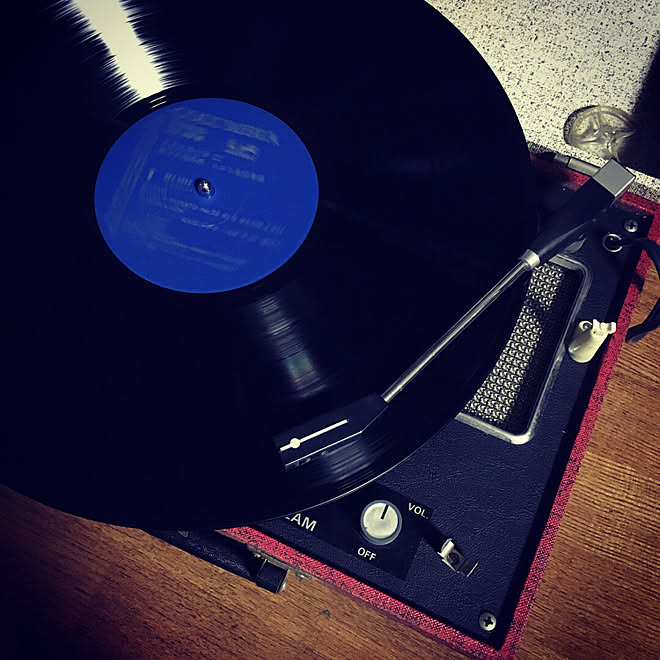 棚/宝の持ち腐れ/音楽鑑賞/レコード/レコードプレーヤー&hellip;などのインテリア実例 20180518 184337