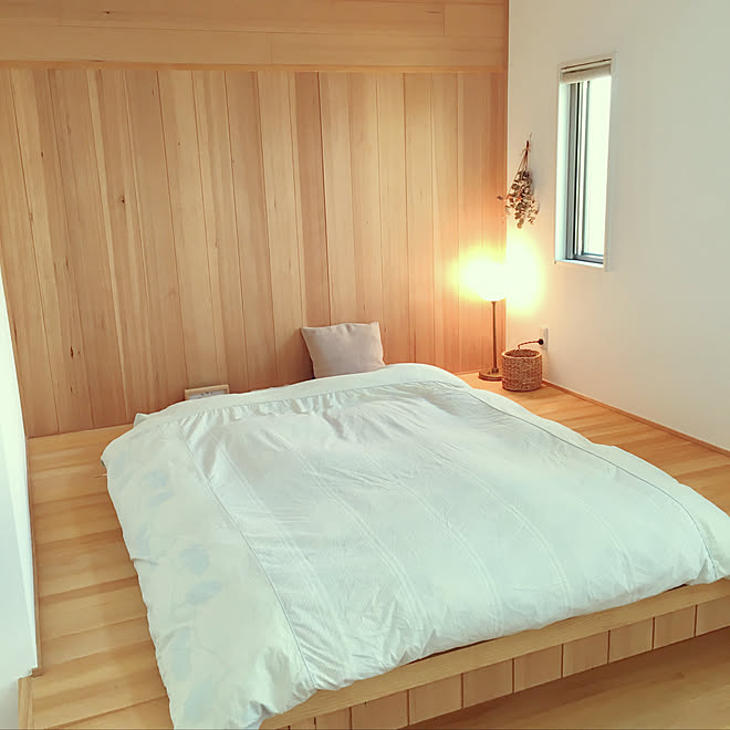 ベッド周り 布団 寝室 小上がり ベッドルーム などのインテリア実例 18 02 11 16 53 34 Roomclip ルームクリップ