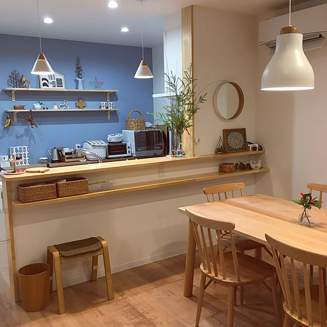 部屋全体 アクセントクロス 北欧 Marimekko 壁紙 などのインテリア実例 18 01 17 23 08 10 Roomclip ルームクリップ