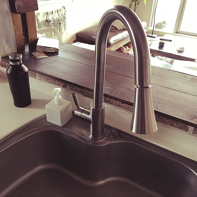 キッチン 蛇口交換 Diyのインテリア実例 17 11 04 07 24 31 Roomclip ルームクリップ