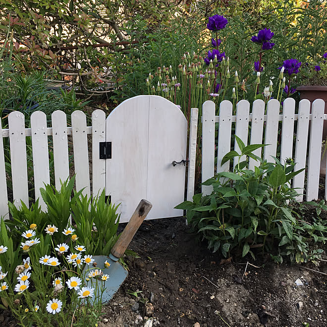 少しずつ増やしたい おばあちゃんの畑 ミニドアdiy スノコフェンス ガーデンフェンス Diy などのインテリア実例 05 24 18 24 34 Roomclip ルームクリップ