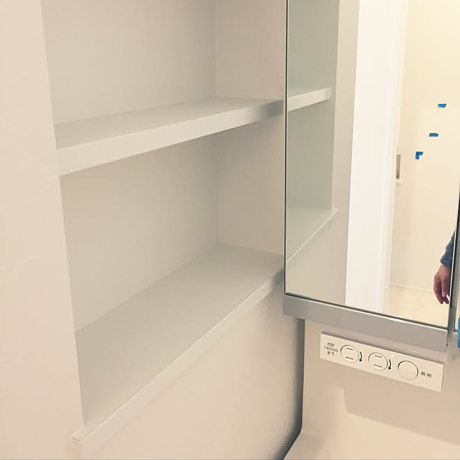 ニッチ 後悔ポイント 洗面台のインテリア実例 18 05 11 12 41 59 Roomclip ルームクリップ