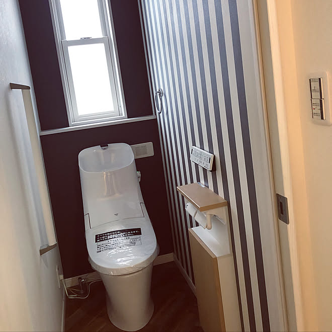 Lixilトイレ ストライプの壁紙 北欧 バス トイレのインテリア実例 19 03 19 18 06 47 Roomclip ルームクリップ Lixilトイレ ストライプの壁紙 北欧 バス トイレのインテリア実例 19 03 19 18 06 47 Roomclip ルームクリップ