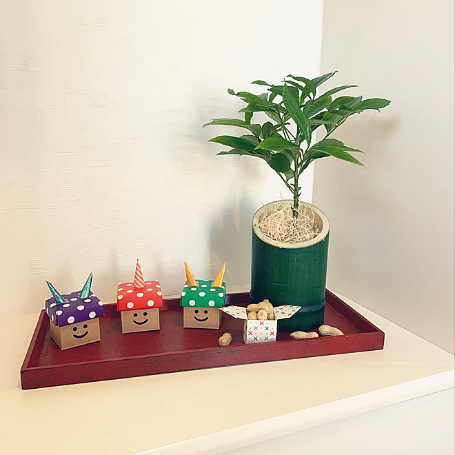 節分 セリア 玄関 入り口のインテリア実例 01 26 13 43 41 Roomclip ルームクリップ