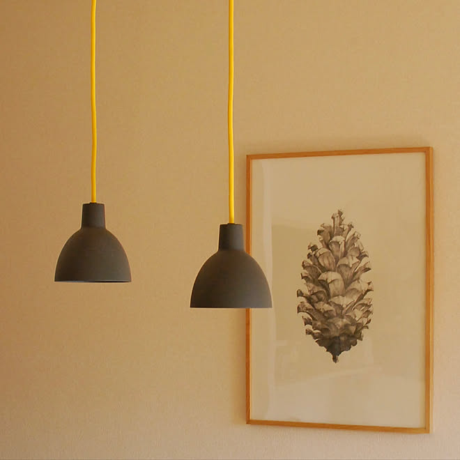 ルイスポールセン トルボー ムーべフレーム ペンダントライト ポスター自作 壁 天井のインテリア実例 19 03 17 18 28 31 Roomclip ルームクリップ