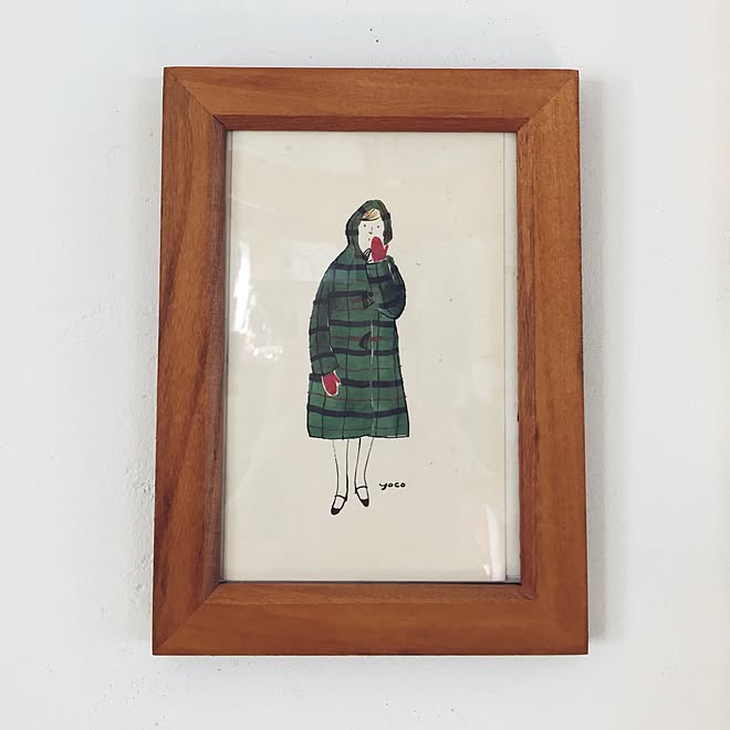 壁 天井 ポストカード 額絵 額 絵描いてみたい などのインテリア実例 17 01 21 10 54 36 Roomclip ルームクリップ