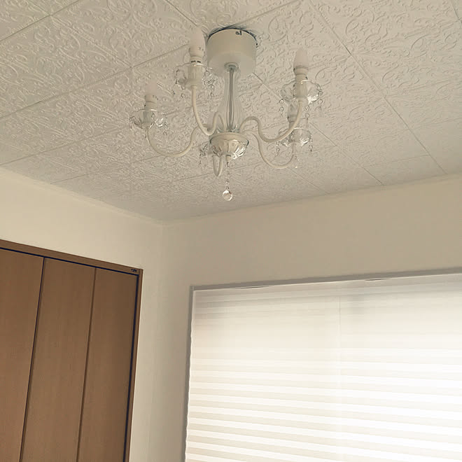 壁紙屋本舗 Ikea 壁 天井 Diy 姫系のインテリア実例 21 10 27 11 15 12 Roomclip ルームクリップ