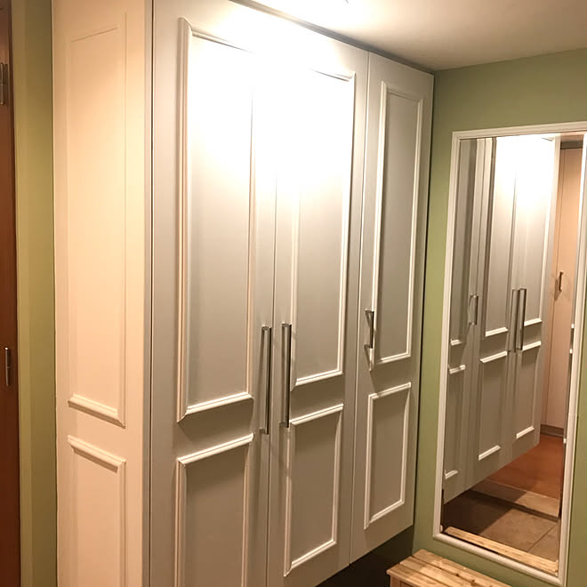 ミッチャクロン グラフィティーペイント 靴箱 塗装diy モールディング などのインテリア実例 06 07 23 49 02 Roomclip ルームクリップ