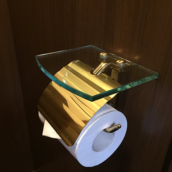 バス トイレ トイレットペーパーホルダー ゴールドが好き いいね フォローありがとうございます いいねと フォローの押し逃げすみません などのインテリア実例 17 05 25 08 26 33 Roomclip ルームクリップ