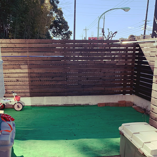 やってしまおぅ 自宅待機中 子供遊び場 スケボーやってました 枯葉掃除 などのインテリア実例 22 01 31 12 28 13 Roomclip ルームクリップ