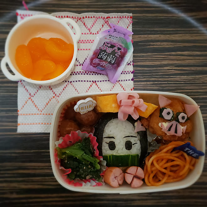 ハロウィン 鬼滅の刃 鬼滅キャラ弁 キャラ弁 簡単料理 などのインテリア実例 10 27 07 56 38 Roomclip ルームクリップ