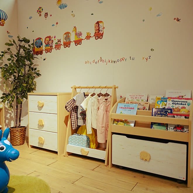 リビング 白井産業 組立家具 キッズインテリア 知育家具 などのインテリア実例 17 08 07 15 28 57 Roomclip ルームクリップ