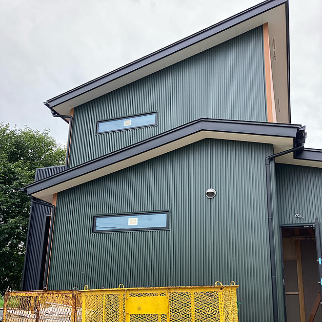 外壁 モスグリーン ガルバ 部屋全体のインテリア実例 07 13 18 02 35 Roomclip ルームクリップ