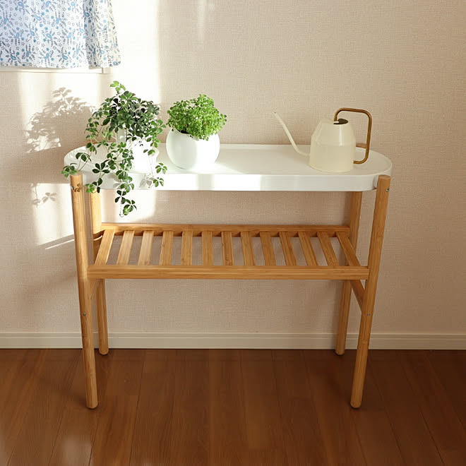 壁 天井 Ikea 白 花台 グリーンのある暮らし などのインテリア実例 18 10 14 23 55 54 Roomclip ルームクリップ