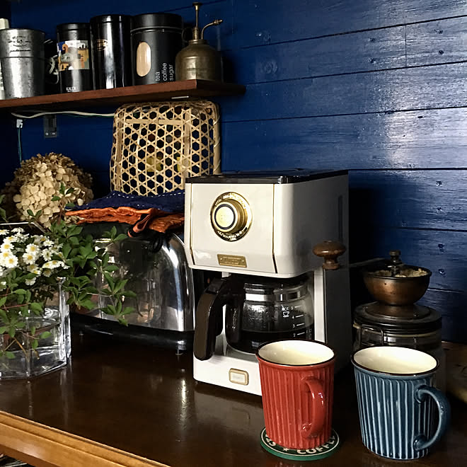 コーヒーのある暮らし/花のある生活/長年一緒/経年劣化進行中/出逢えた事に感謝して&hellip;などのインテリア実例 20190616 11