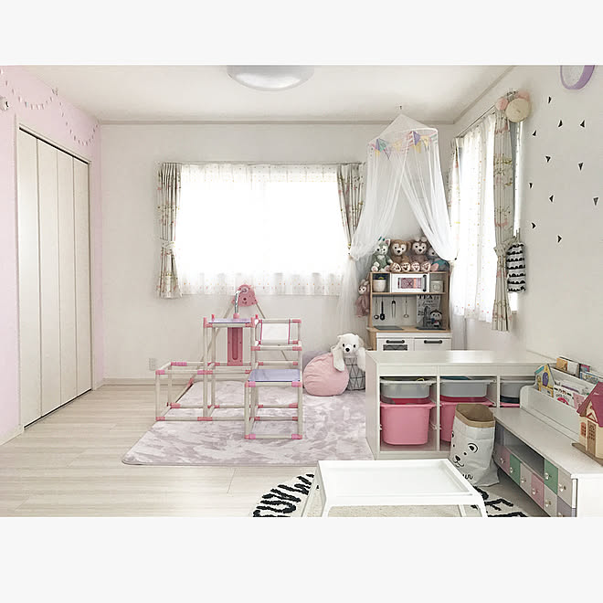 ベッド周り かわいいが好き 建売住宅 女の子部屋 子供部屋 などの