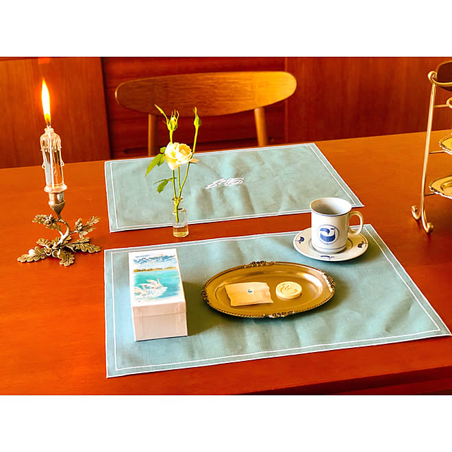 松本のお土産/北欧ヴィンテージ/おうちカフェ/ティータイム/プレイスマット&hellip;などのインテリア実例 20190502 2211