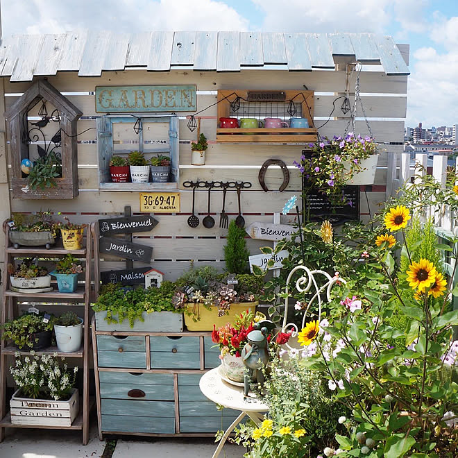 ガーデニング 小屋 ベランダガーデニング ベランダガーデン ルーフバルコニー などのインテリア実例 07 23 09 52 03 Roomclip ルームクリップ