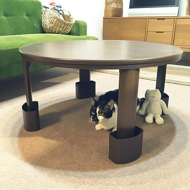 リビング Yamazen 山善 脚のびたくん Ikeaのtvボード などのインテリア実例 16 11 03 02 00 39 Roomclip ルームクリップ