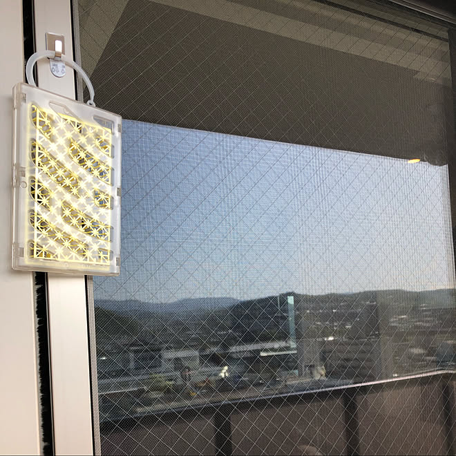 網戸 屋外用フック 虫対策 虫コナーズ コマンドフック などのインテリア実例 21 04 19 46 25 Roomclip ルームクリップ
